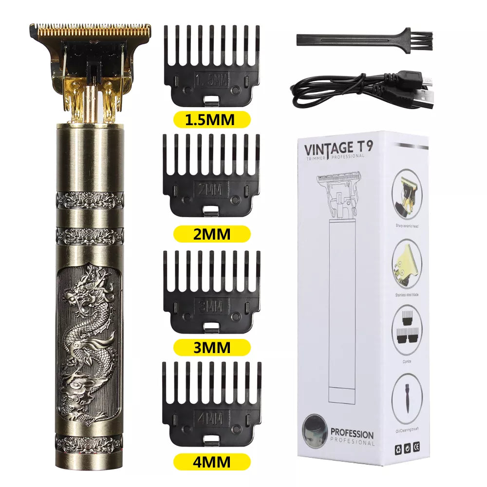 T9 Professional Trimmer Golden Rechargeable