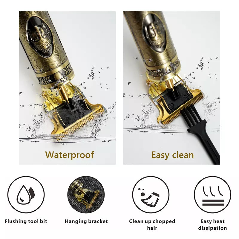 T9 Professional Trimmer Golden Rechargeable