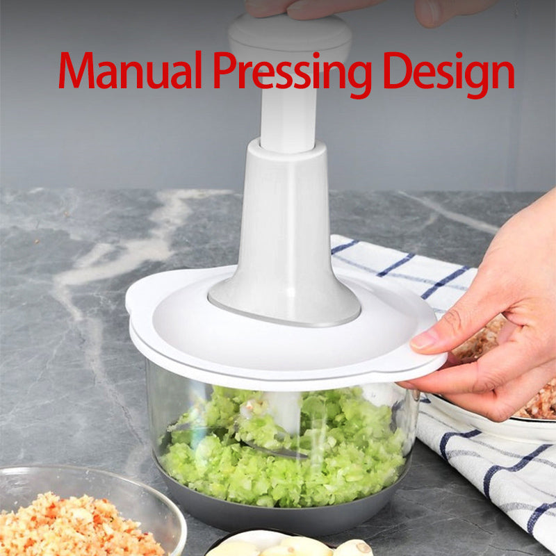 Manual Hand Push Chopper/multifunctional Hand Chopper- FREE DELIVERY- - BUDGETBUSTERS™