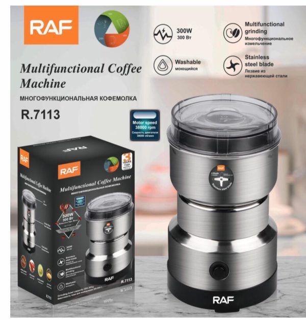 Multi Purpose Electric Automatic Coffee Spice Bean Grinder Stainless Steel- BUDGETBUSTERS™